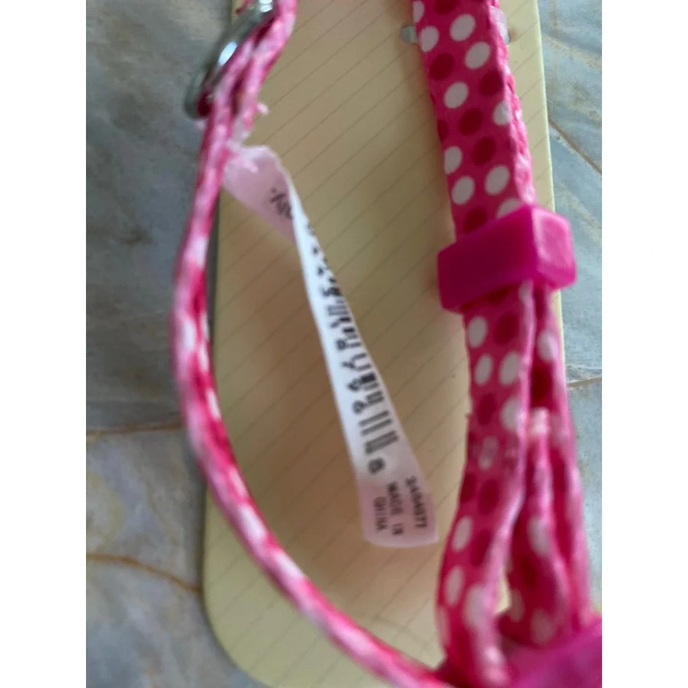Bond & Co Pink Polka Dot Small Dog Collar Adjustable 8-12 Inch 2484977